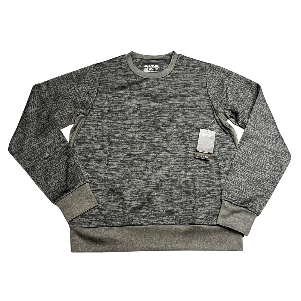 Dakine Liberator LW Crew Wmns MED Black Heather Snow Long Sleeve Top W331DAK0008